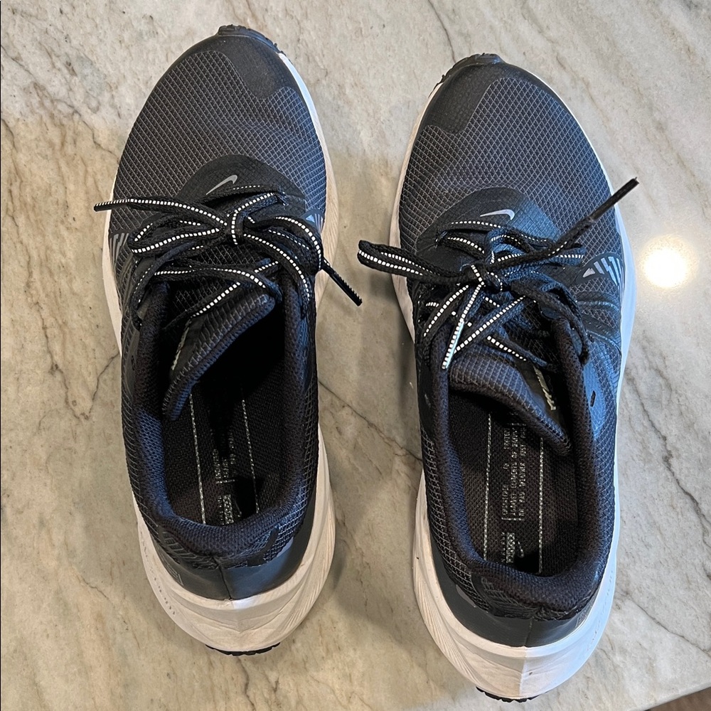 Nike Black and White Athletic Shoes